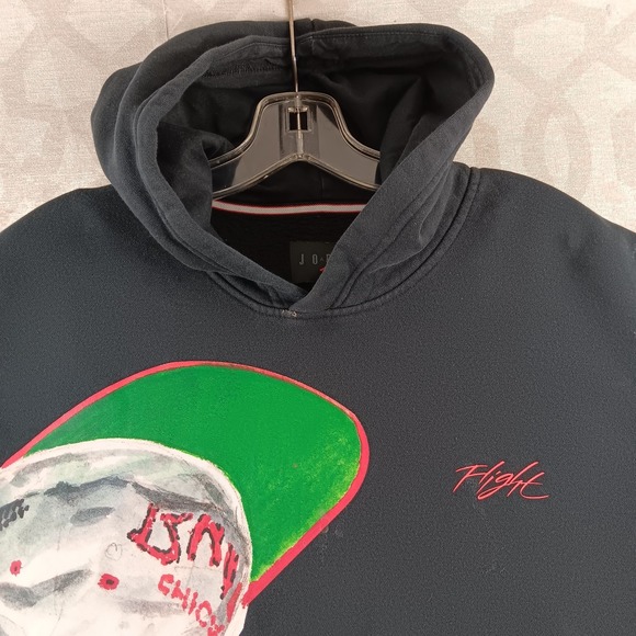 Air Jordan Artist Series Jacob Rochester Hoodie Mens Medium Black DV1593-010 - Picture 5 of 10